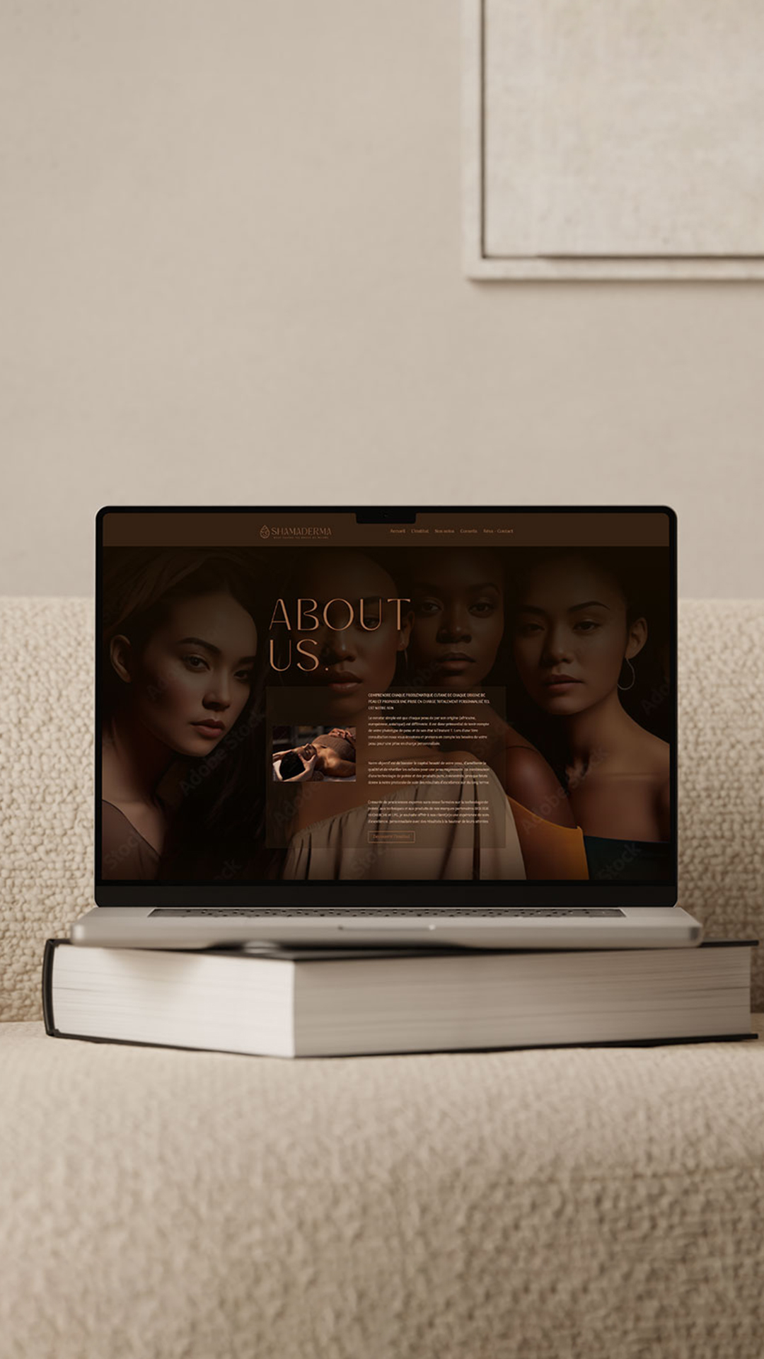 Site web Shamaderma webdesigner Manche