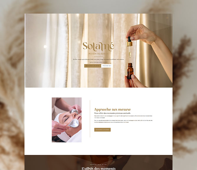 création-site-web-institut-de-beauté Studio Marmotte création site web institut de beauté
