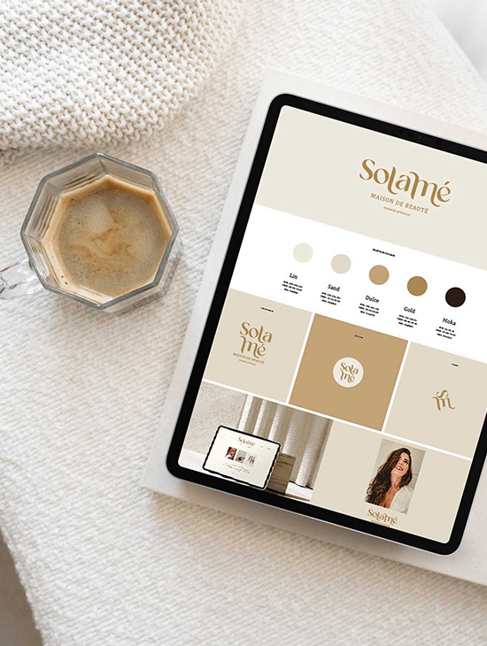 Branding+ logo+ site web - agence Normandie