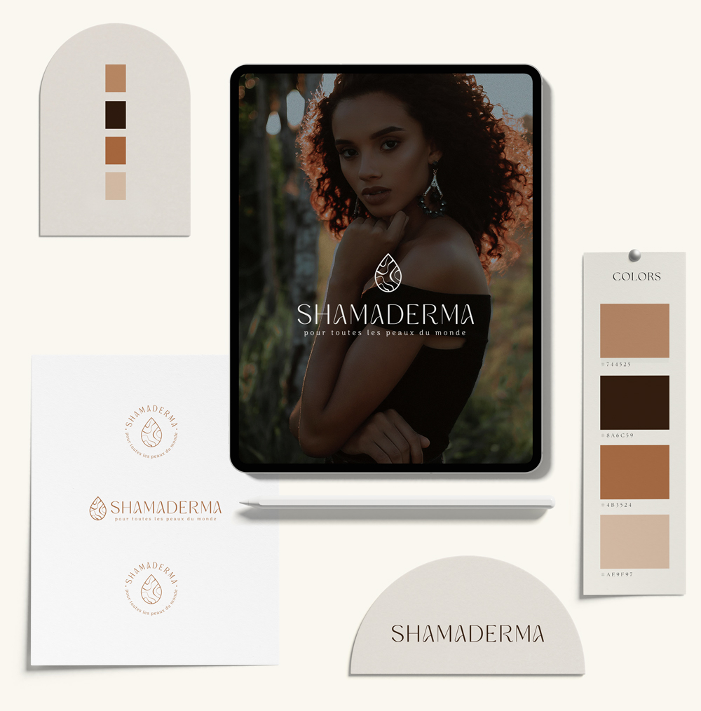 branding logo et identité visuelle beauté