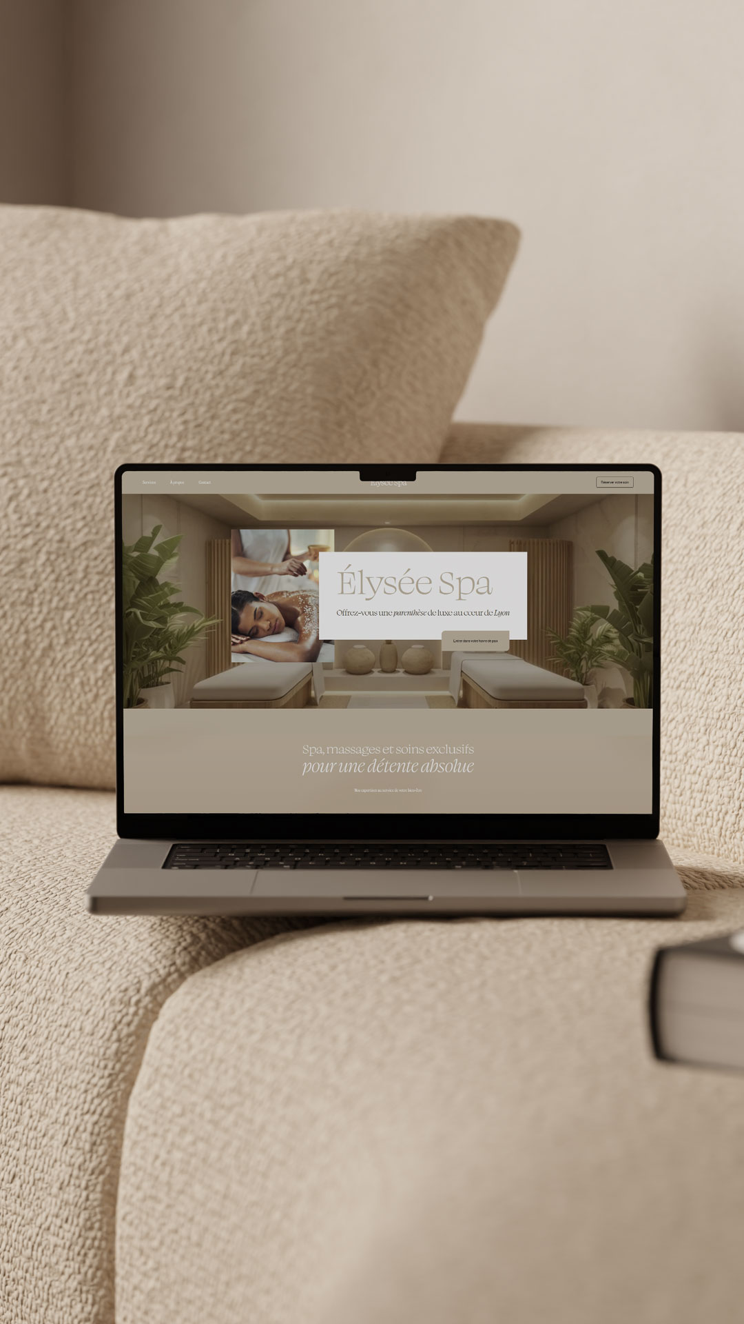 agence web pour institut de beauté spa bien-être