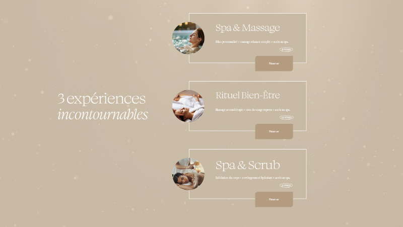 elysee spa template site web beauté 1