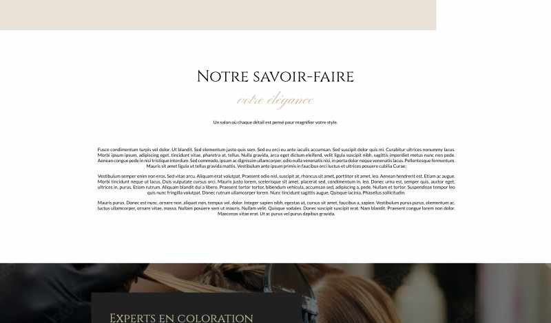 madison site web coiffeur beauté 1